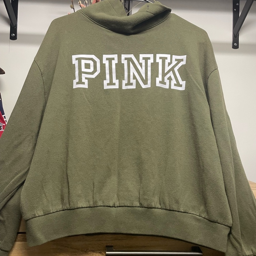 Green PINK Hoodie